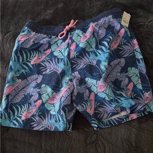 Batman Joker Men's Swim Shorts - Blue, Pink, and Purple